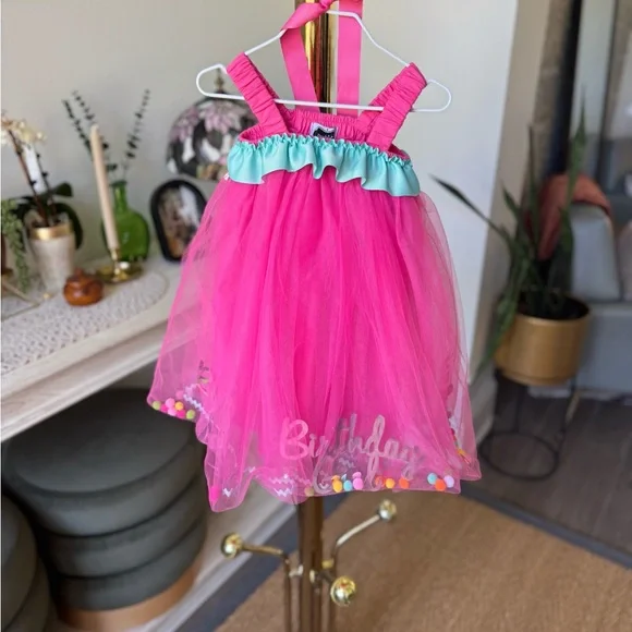 Mud Pie | Dresses | Mudpie Pink Birthday Girl Dress | Poshmark